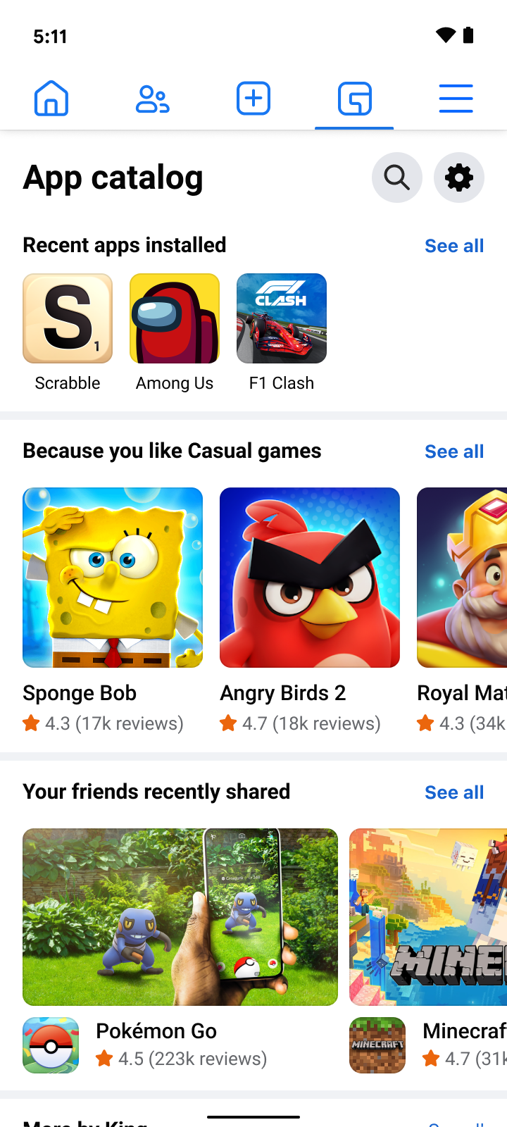 Meta App catalog